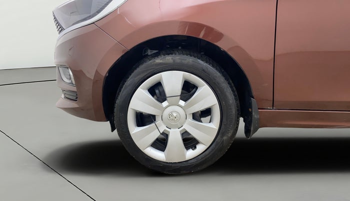 2025 Tata TIGOR XZA PLUS PETROL, Petrol, Automatic, 3,532 km, Left Front Wheel