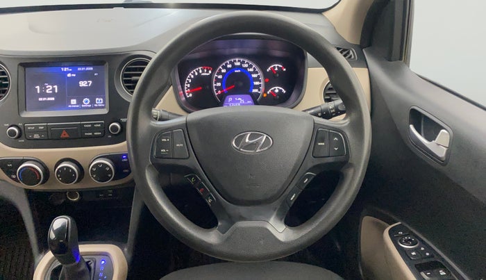 2019 Hyundai Grand i10 SPORTZ AT 1.2 KAPPA VTVT, Petrol, Automatic, 52,431 km, Steering Wheel Close Up