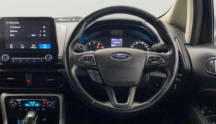 2018 Ford Ecosport TITANIUM + 1.5L PETROL AT, Petrol, Automatic, 72,777 km, Steering Wheel Close Up