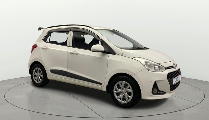 2017 Hyundai Grand i10 SPORTZ (O) 1.2 KAPPA VTVT, Petrol, Manual, 65,818 km, Right Front Diagonal