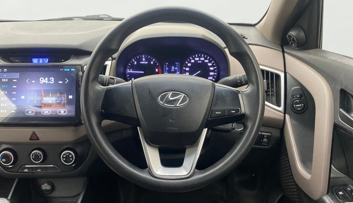2019 Hyundai Creta E PLUS 1.4 DIESEL, Diesel, Manual, 1,08,237 km, Steering Wheel Close Up