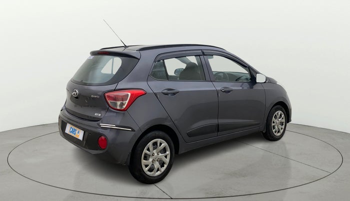 2017 Hyundai Grand i10 SPORTZ (O) 1.2 KAPPA VTVT, Petrol, Manual, 49,361 km, Right Back Diagonal