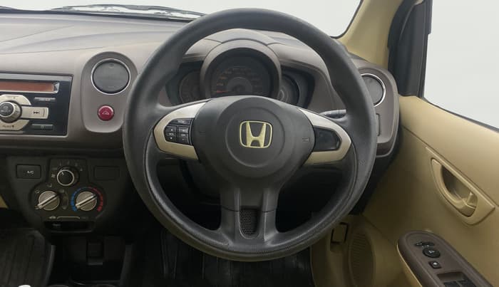 2013 Honda Amaze 1.2L I-VTEC S, Petrol, Manual, 97,428 km, Steering Wheel Close Up