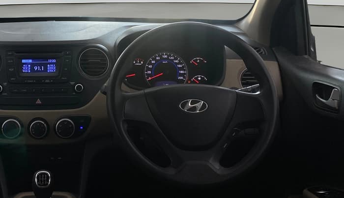 2013 Hyundai Grand i10 SPORTZ 1.2 KAPPA VTVT, Petrol, Manual, 45,242 km, Steering Wheel Close Up