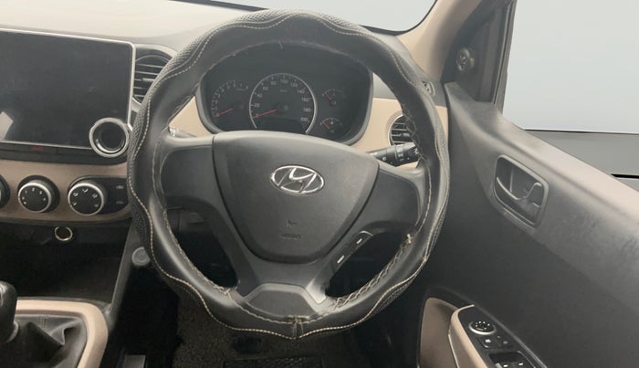 2017 Hyundai Grand i10 MAGNA 1.2 KAPPA VTVT, Petrol, Manual, 26,428 km, Steering Wheel Close Up