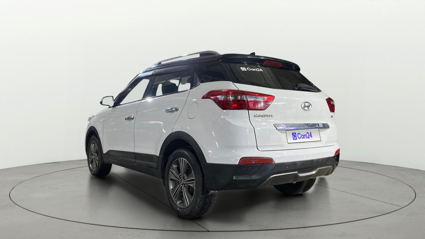 2017 Hyundai Creta SX PLUS 1.6 PETROL DUAL TONE, Petrol, Manual, 99,506 km, Left Back Diagonal