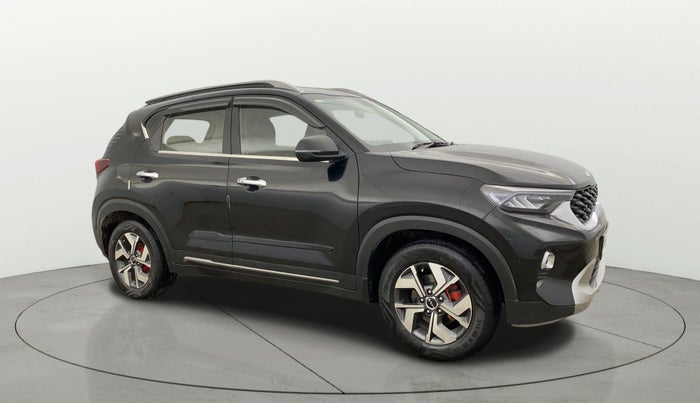2021 KIA SONET HTX 1.0 IMT, Petrol, Manual, 33,231 km, Right Front Diagonal