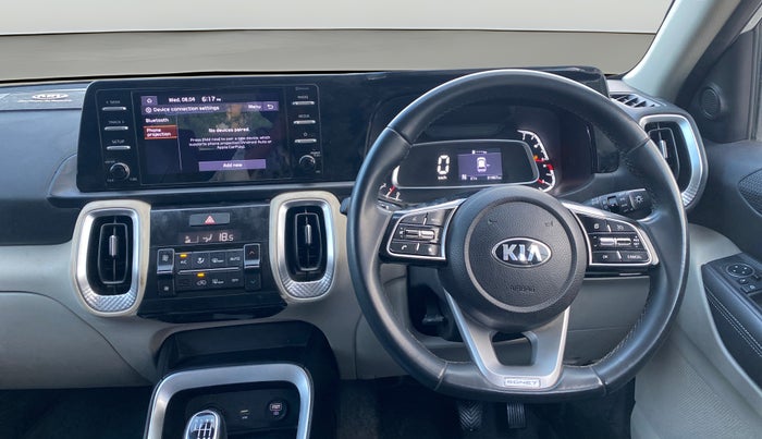 2021 KIA SONET HTX 1.0 IMT, Petrol, Manual, 31,944 km, Steering Wheel Close Up