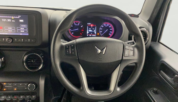 2024 Mahindra Thar LX HT PETROL 4WD MT, Petrol, Manual, 14,249 km, Steering Wheel Close Up
