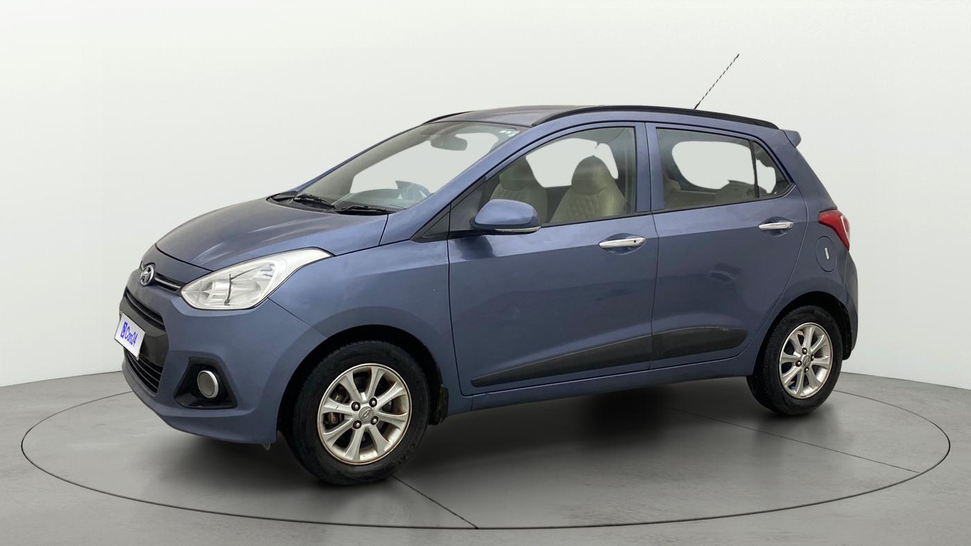 2015 Hyundai Grand i10 ASTA AT 1.2 KAPPA VTVT, Petrol, Automatic, 1,26,494 km, Left Front Diagonal