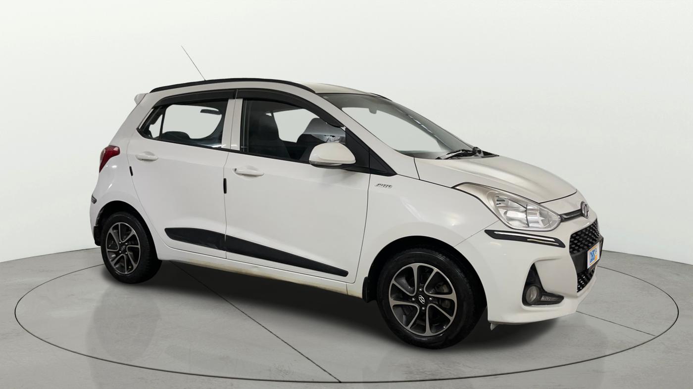 2019 Hyundai Grand i10 SPORTZ (O) AT 1.2 KAPPA VTVT, Petrol, Automatic, 59,776 km, Right Front Diagonal