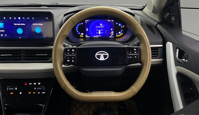 2024 Tata NEXON CREATIVE + AMT 1.5 DIESEL, Diesel, Automatic, 40,369 km, Steering Wheel Close Up