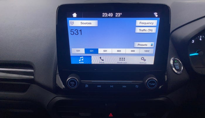 2018 Ford Ecosport TITANIUM 1.5L PETROL, Petrol, Manual, 36,626 km, Air Conditioner