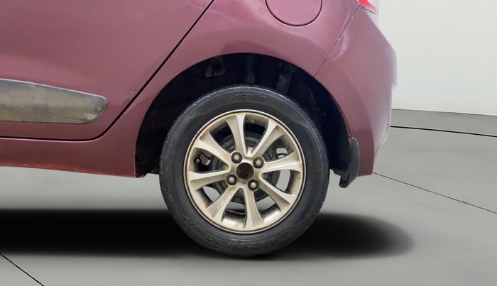 2015 Hyundai Grand i10 ASTA (O) 1.2 KAPPA VTVT, Petrol, Manual, 1,15,614 km, Left Rear Wheel