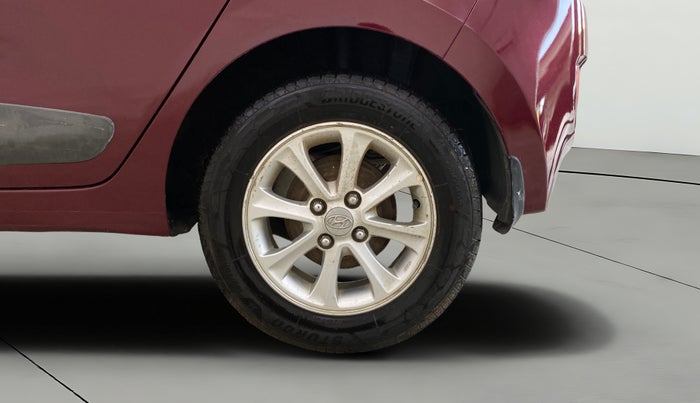 2015 Hyundai Grand i10 ASTA AT 1.2 KAPPA VTVT, Petrol, Automatic, 21,058 km, Left Rear Wheel