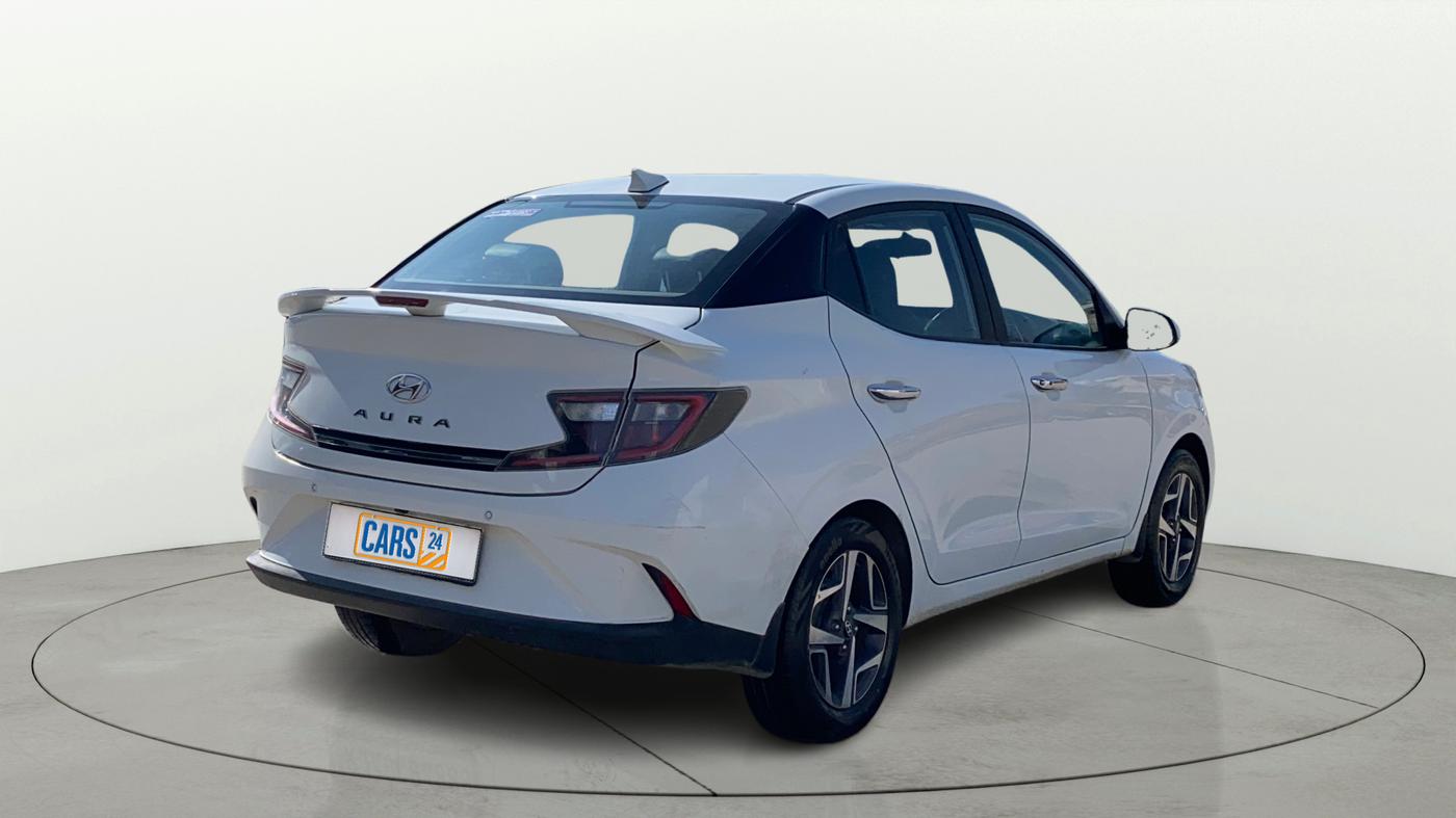 2022 Hyundai AURA SX 1.2, Petrol, Manual, 45,075 km, Right Back Diagonal