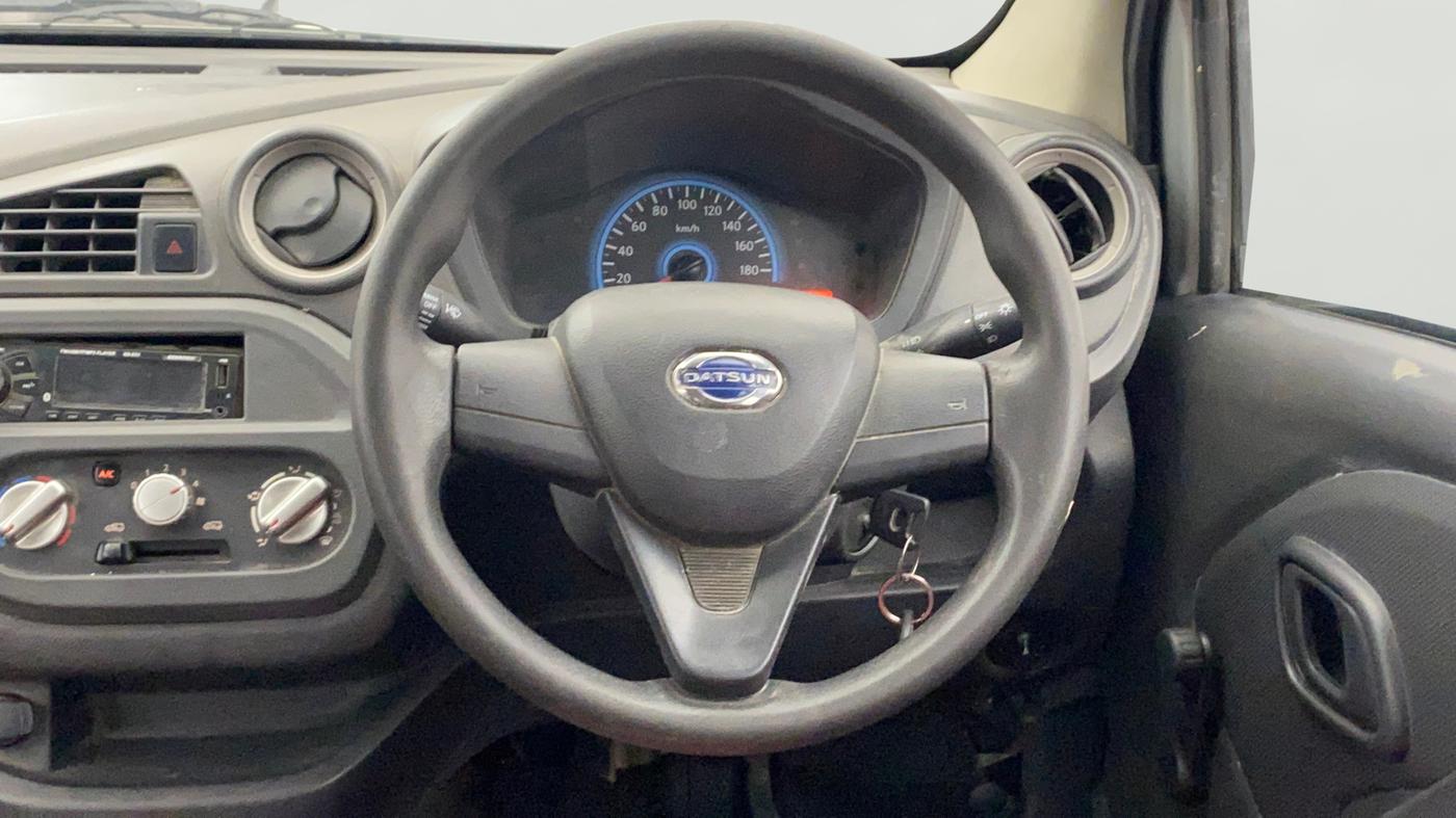 2018 Datsun Go A, Petrol, Manual, 39,343 km, Steering Wheel Close Up