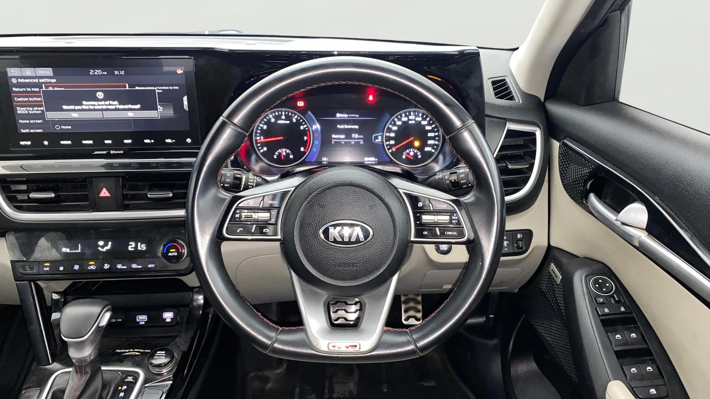 2020 KIA SELTOS GTX PLUS DCT 1.4 PETROL, Petrol, Automatic, 66,285 km, Steering Wheel Close Up