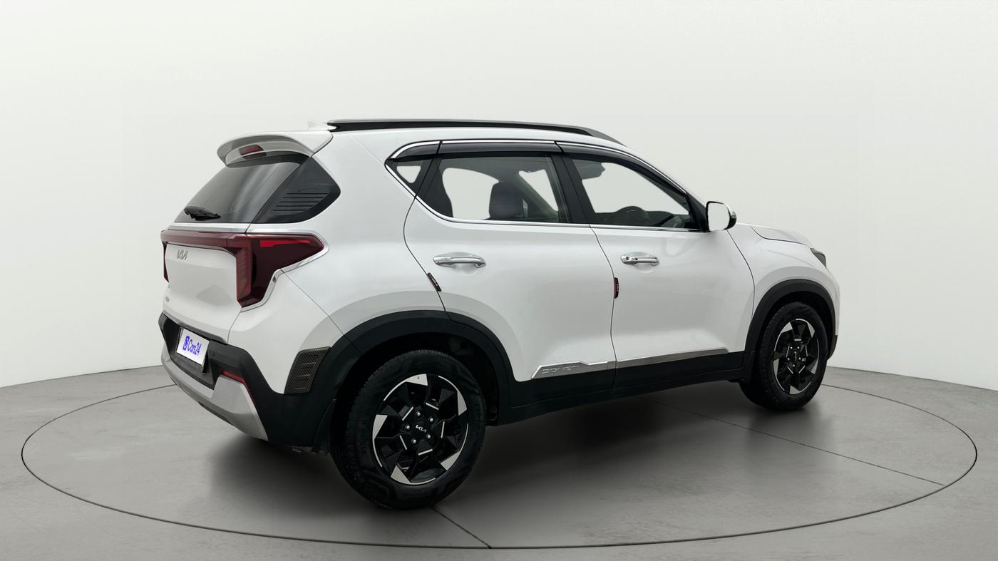2025 KIA SONET HTK Plus (O) 1.2 Petrol MT, Petrol, Manual, 7,376 km, Right Back Diagonal