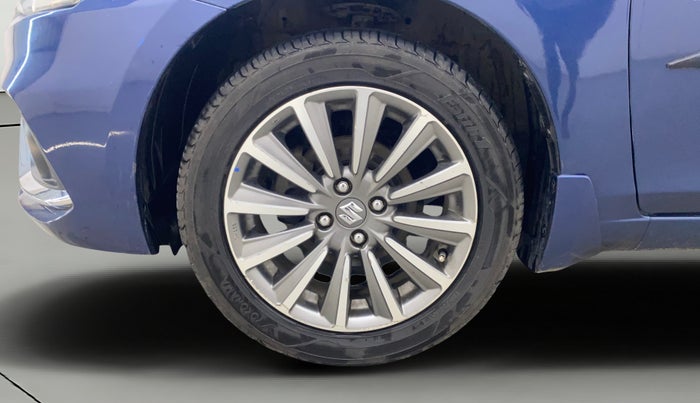 2018 Maruti Ciaz ALPHA  AT 1.5 SHVS PETROL, Petrol, Automatic, 59,584 km, Left Front Wheel