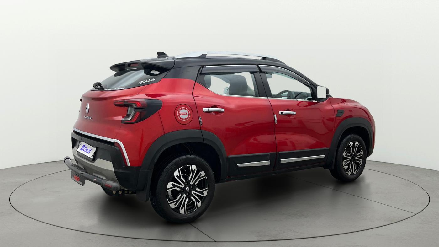 2024 Renault Kiger RXT (O) AMT DUAL TONE, Petrol, Automatic, 7,572 km, Right Back Diagonal