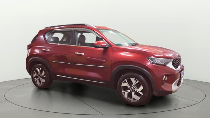 2021 KIA SONET HTX 1.0 IMT, Petrol, Manual, 38,727 km, Right Front Diagonal