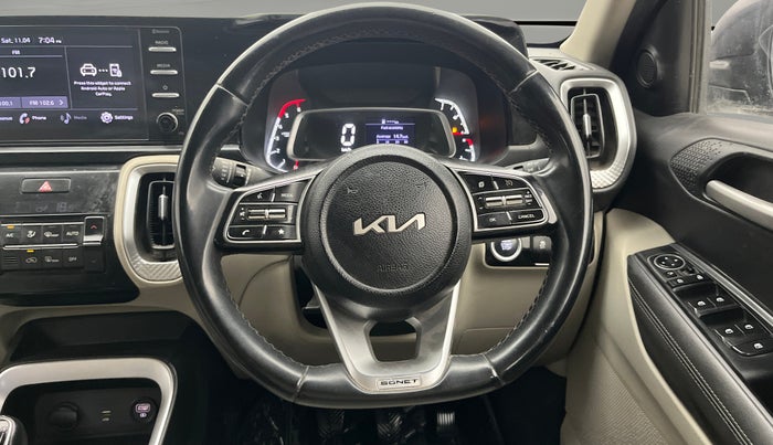 2022 KIA SONET HTX ANNIVERSARY EDITION 1.5, Diesel, Manual, 89,765 km, Steering Wheel Close Up