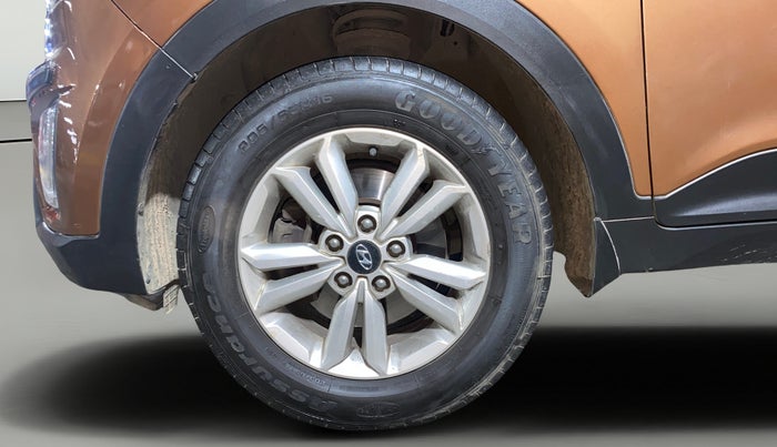 2017 Hyundai Creta SX PLUS 1.6 PETROL, Petrol, Manual, 60,103 km, Left Front Wheel