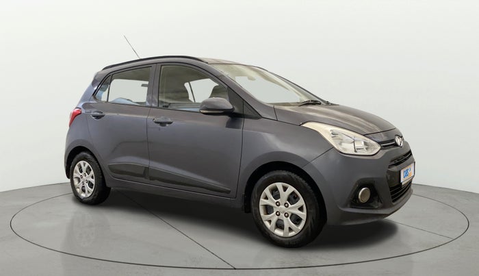 2015 Hyundai Grand i10 SPORTZ 1.2 KAPPA VTVT, Petrol, Manual, 87,281 km, Right Front Diagonal