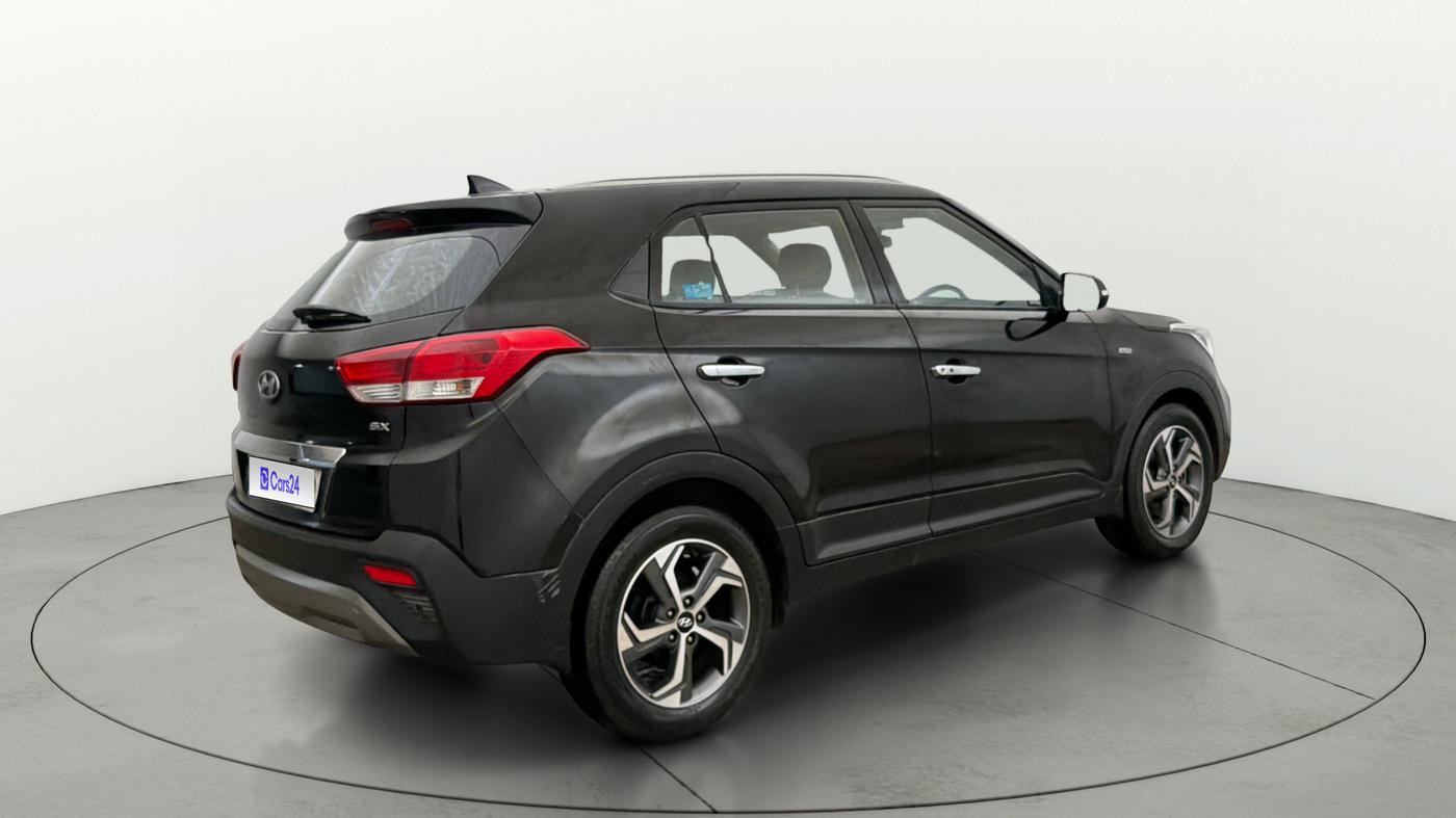 2018 Hyundai Creta SX AT 1.6 PETROL, Petrol, Automatic, 64,878 km, Right Back Diagonal
