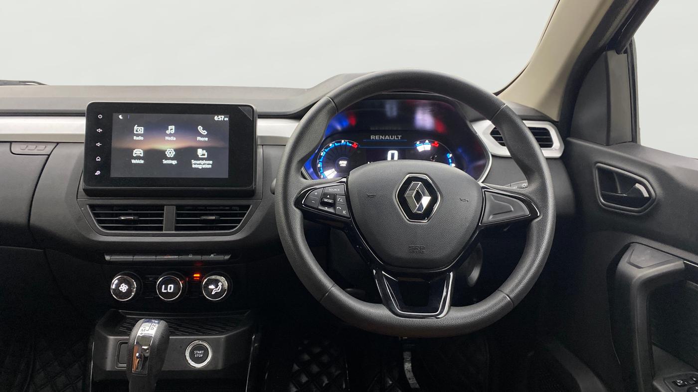 2025 Renault Kiger RXT (O) AMT, Petrol, Automatic, 8,223 km, Steering Wheel Close Up