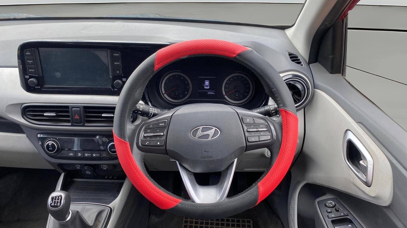 2023 Hyundai GRAND I10 NIOS ASTA 1.2 KAPPA VTVT, Petrol, Manual, 22,524 km, Steering Wheel Close Up
