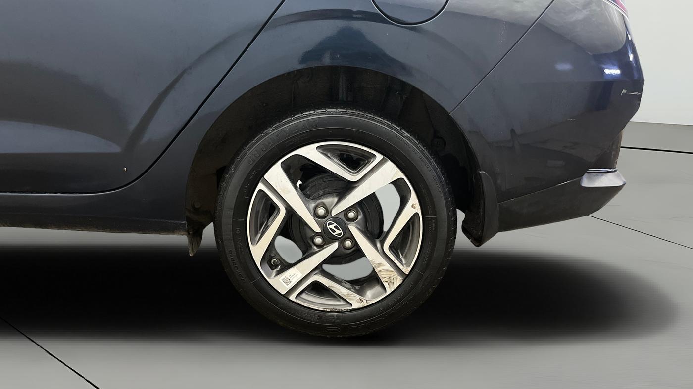 2023 Hyundai AURA SX 1.2, Petrol, Manual, 23,860 km, Left Rear Wheel