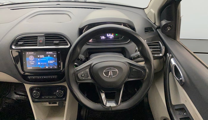2022 Tata TIGOR XZ PLUS CNG, CNG, Manual, 50,774 km, Steering Wheel Close Up