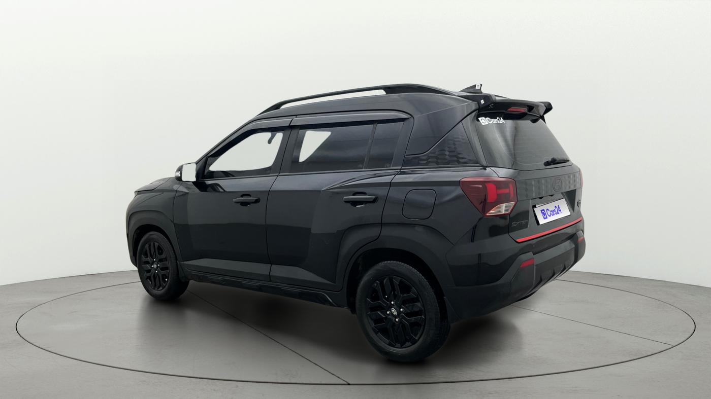 2024 Hyundai EXTER SX (O) Connect 1.2 MT Knight Edition Dual Tone, Petrol, Manual, 12,714 km, Left Back Diagonal