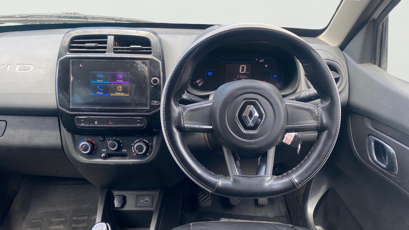 2019 Renault Kwid RXT 1.0 (O), Petrol, Manual, 67,065 km, Steering Wheel Close Up
