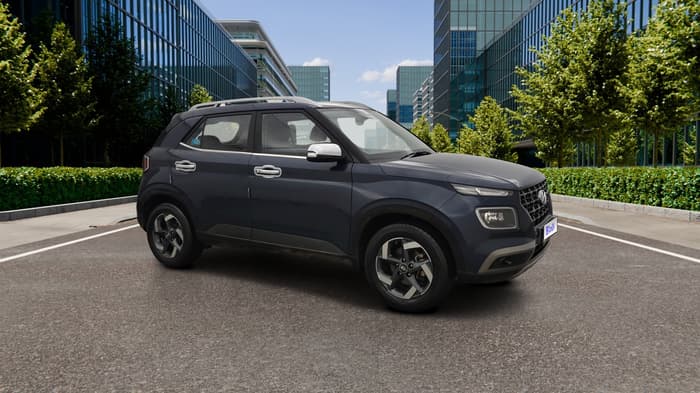 2021 Hyundai VENUE SX 1.0 (O) TURBO IMT, Petrol, Manual, 71,443 km, Right Front Diagonal