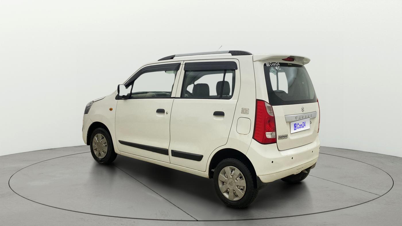 2017 Maruti Wagon R 1.0 LXI CNG, CNG, Manual, 51,600 km, Left Back Diagonal