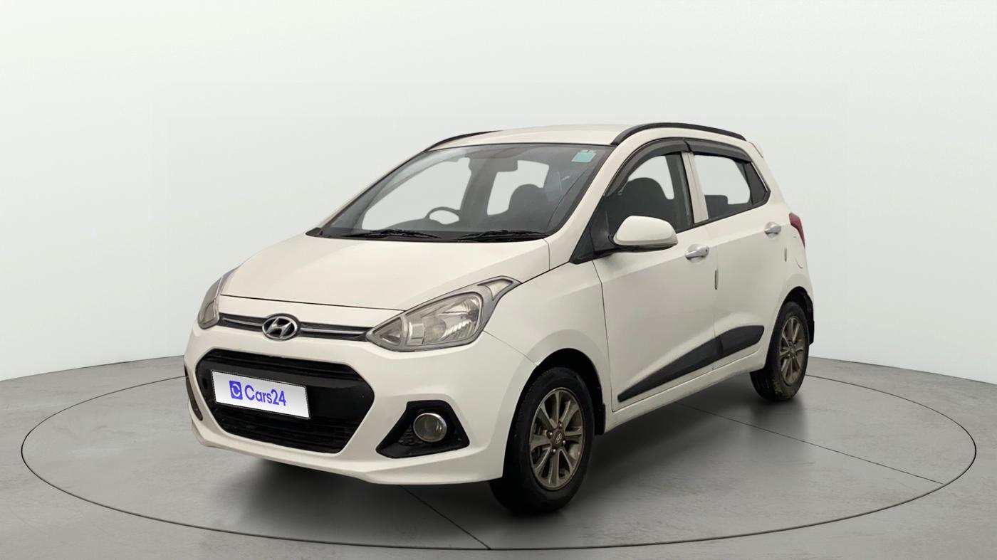 2016 Hyundai Grand i10 ASTA (O) 1.2 KAPPA VTVT, Petrol, Manual, 42,667 km, Left Front Diagonal