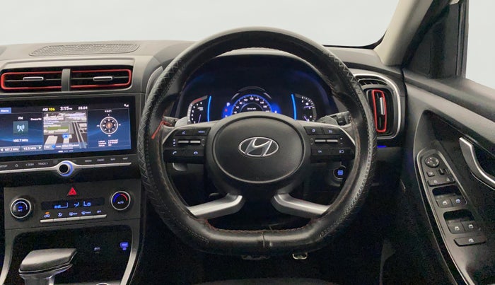 2020 Hyundai Creta SX (O) 1.4 TURBO DCT, Petrol, Automatic, 78,470 km, Steering Wheel Close Up
