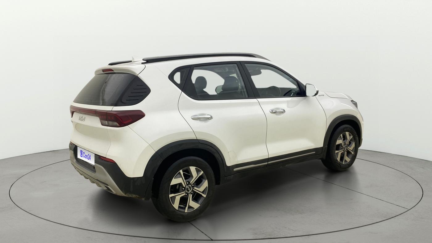 2023 KIA SONET HTX 1.5 AT, Diesel, Automatic, 68,438 km, Right Back Diagonal