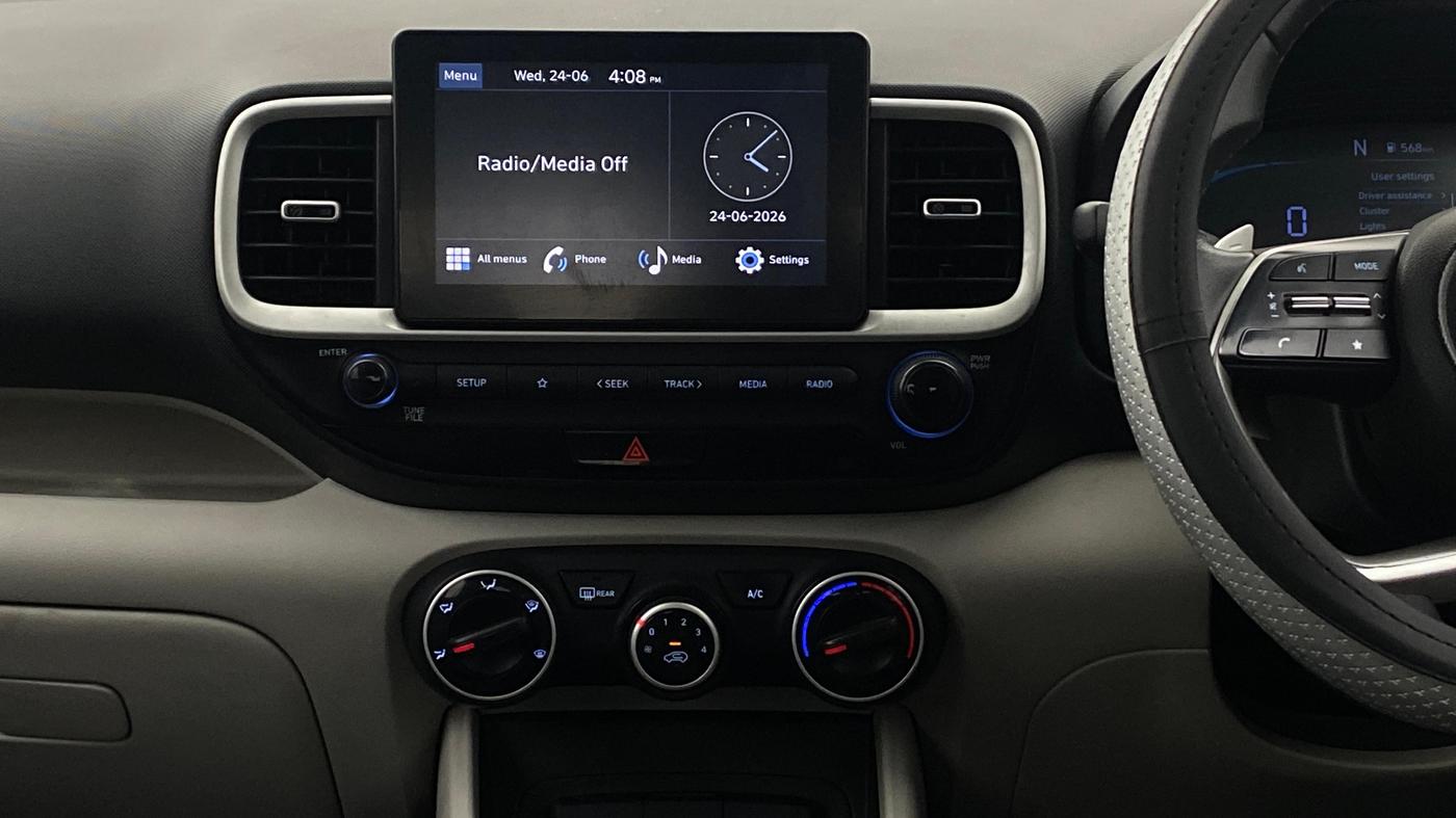2023 Hyundai VENUE S (O) 1.0 Turbo Petrol DCT, Petrol, Automatic, 72,951 km, Air Conditioner