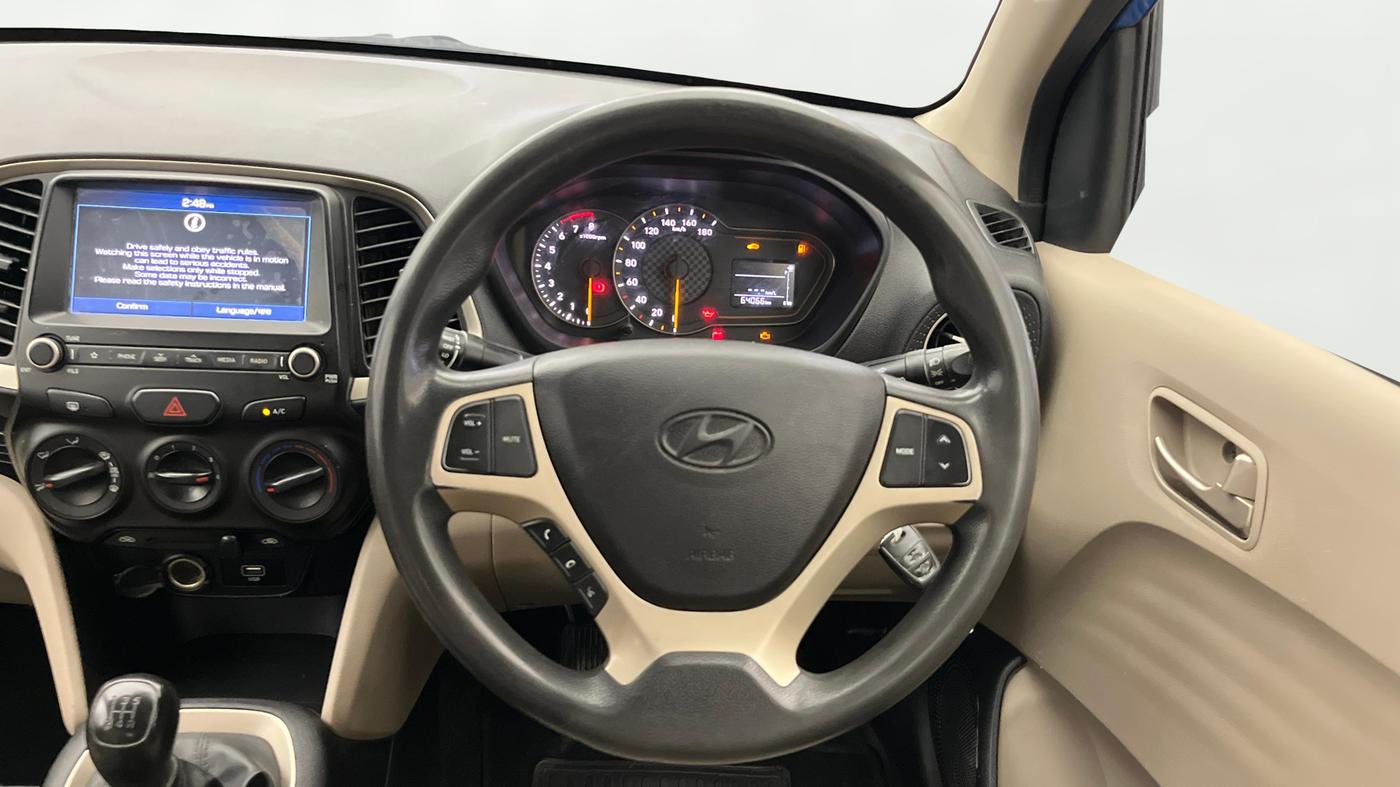 2019 Hyundai NEW SANTRO SPORTZ MT, Petrol, Manual, 64,019 km, Steering Wheel Close Up