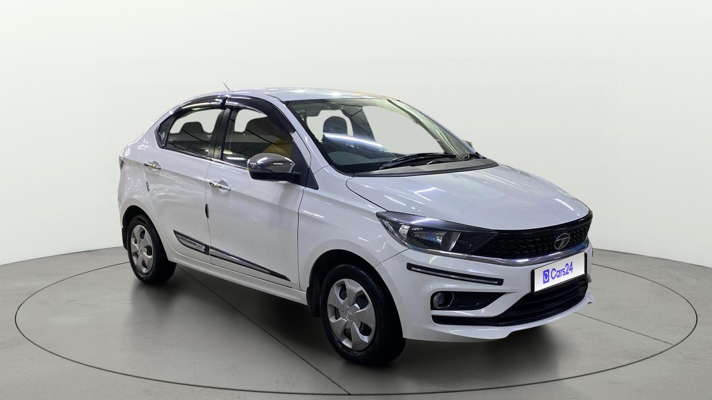 2022 Tata TIGOR XZ PETROL, CNG, Manual, 45,689 km, Right Front Diagonal