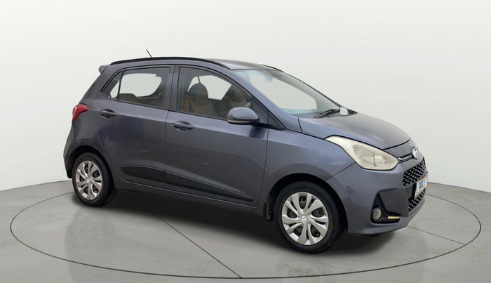 2019 Hyundai Grand i10 SPORTZ 1.2 KAPPA VTVT, Petrol, Manual, 77,958 km, Right Front Diagonal