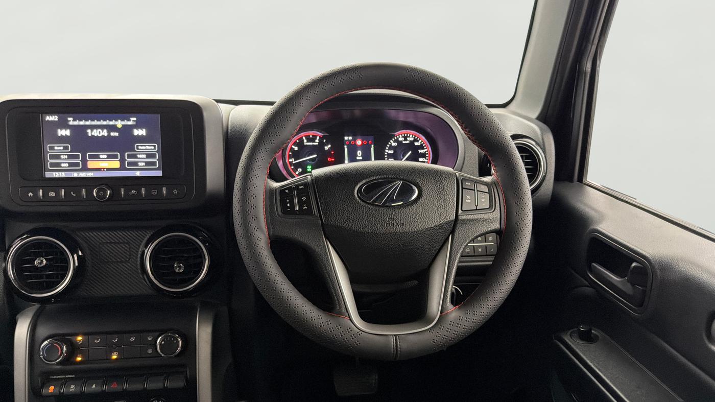 2021 Mahindra Thar LX PETROL HT 4WD AT, Petrol, Automatic, 36,568 km, Steering Wheel Close Up
