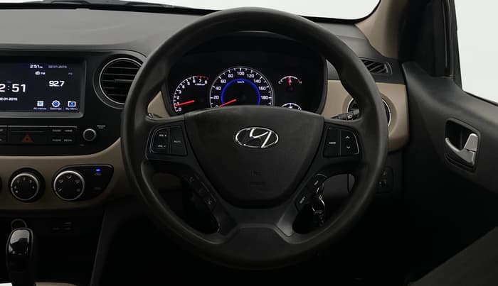 2017 Hyundai Grand i10 SPORTZ (O) AT 1.2 KAPPA VTVT, Petrol, Automatic, 83,522 km, Steering Wheel Close Up