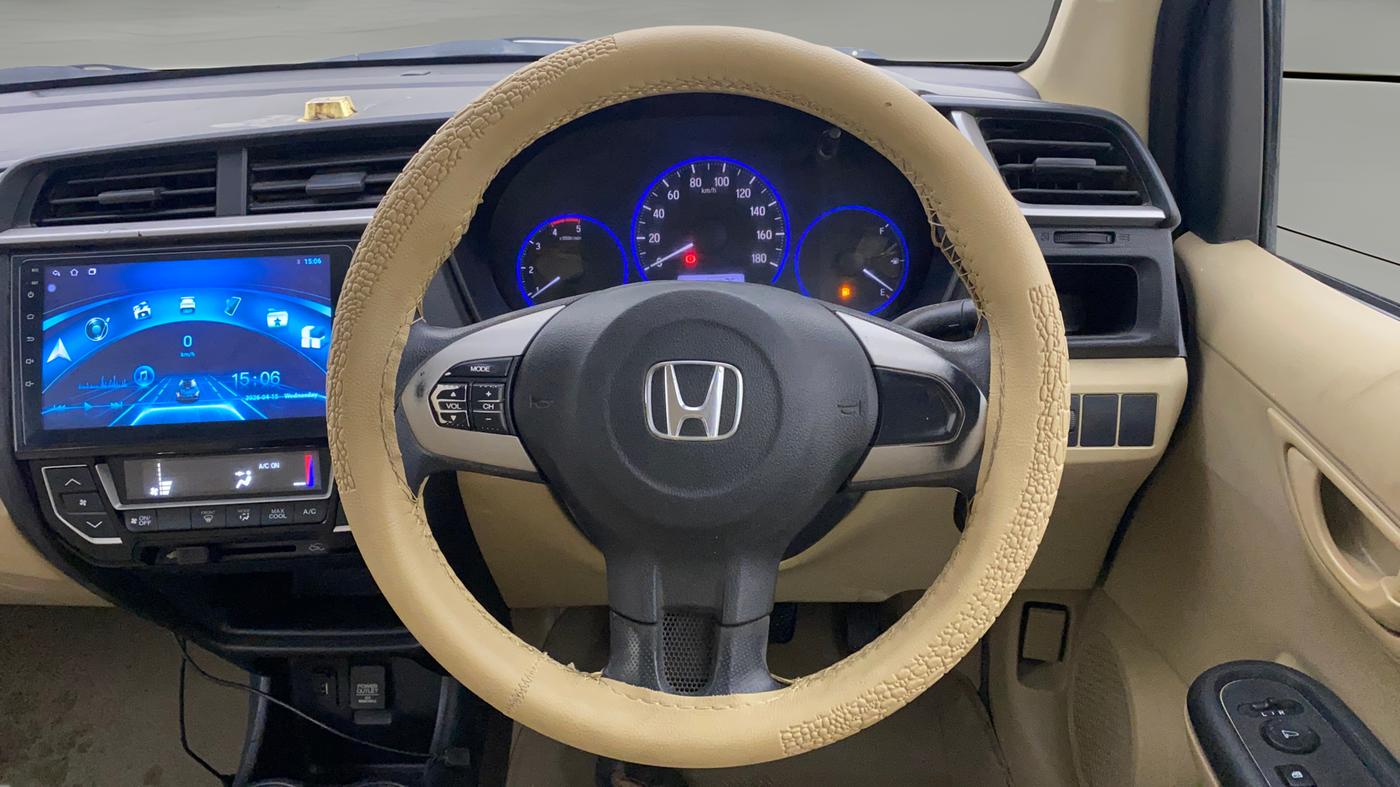 2017 Honda Amaze 1.5L I-DTEC S, Diesel, Manual, 91,348 km, Steering Wheel Close Up