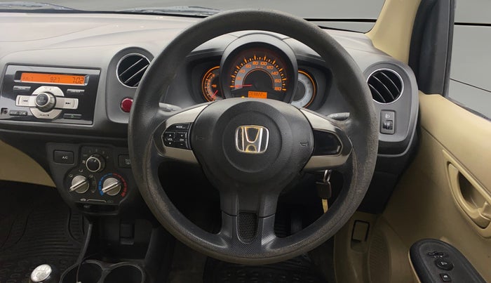 2014 Honda Brio S MT, Petrol, Manual, 69,819 km, Steering Wheel Close Up