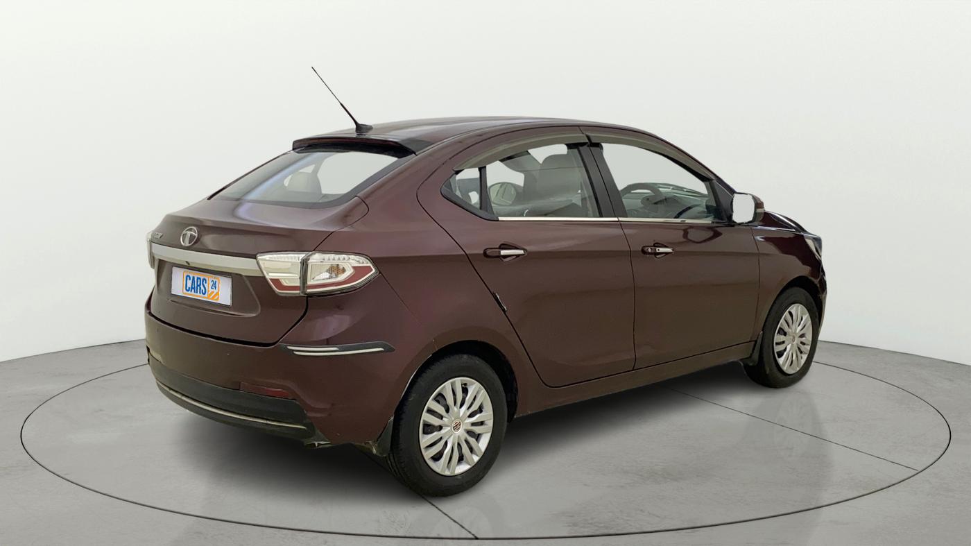 2020 Tata TIGOR XZ PETROL, CNG, Manual, 51,384 km, Right Back Diagonal